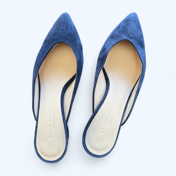 Club Monaco Suede Mules - Picture 1 of 3
